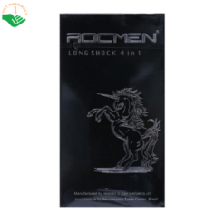 Bao cao su Long Shock Rocmen phòng tránh thai và bệnh lây truyền qua đường tình dục (Hộp 12 cái)