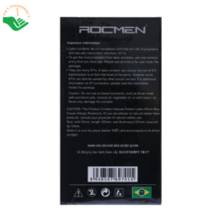 Bao cao su Long Shock Rocmen phòng tránh thai và bệnh lây truyền qua đường tình dục (Hộp 12 cái)