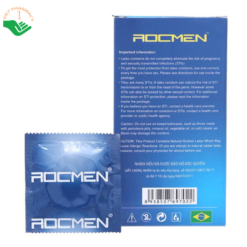 Bao cao su Sea Horse Rocmen phòng tránh thai và bệnh lây truyền qua đường tình dục (Hộp 10 cái)