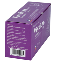 Bột đông khô pha tiêm Vinxium 40mg Vinphaco điều trị viêm loét dạ dày tá tràng (Hộp 5 lọ + 5 ống dung môi)
