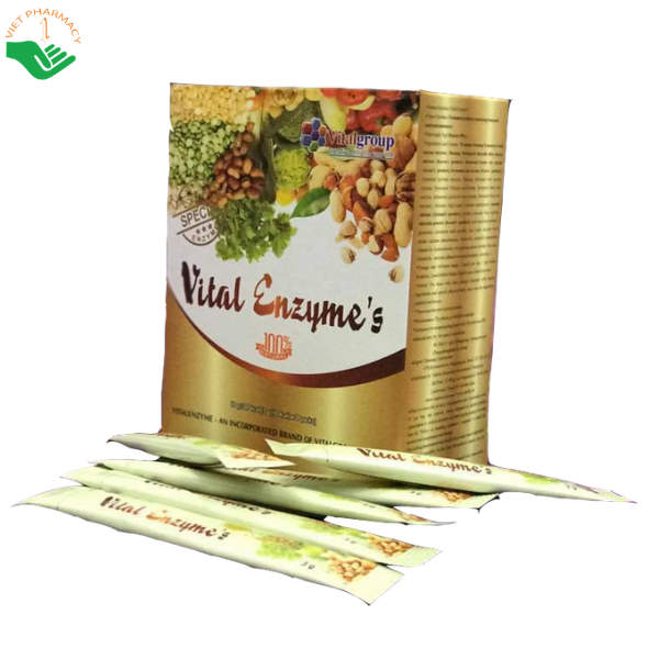 Bột uống Vital Enzyme’s Vital Group hỗ trợ tiêu hóa, tăng cường sức khỏe và sức đề kháng (Hộp 30 gói)