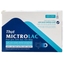 Dung dịch thụt rửa Mictrolac QiDam hỗ trợ điều trị táo bón (Hộp 6 ống x 10g)