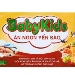 Dung dịch uống BabyKids Ăn Ngon Yến Sào Arkopharma hỗ trợ kích thích ăn ngon (Hộp 20 ống x 10 ml)