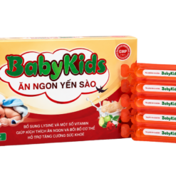Dung dịch uống BabyKids Ăn Ngon Yến Sào Arkopharma hỗ trợ kích thích ăn ngon (Hộp 20 ống x 10 ml)