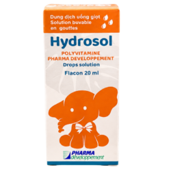 Dung dịch uống Hydrosol Polyvitamine Pharma Developpement bổ sung vitamin tổng hợp (Hộp 20ml)