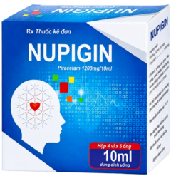 Dung dịch uống Nupigin CPC1 Hà Nội điều trị đau đầu và chóng mặt (Hộp 4 vỉ x 5 ống x 10ml)