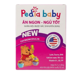 Dung dịch uống Pedia Baby High Tech Usa hỗ trợ ăn ngon ngủ tốt (Hộp 4 vỉ x 5 ống)