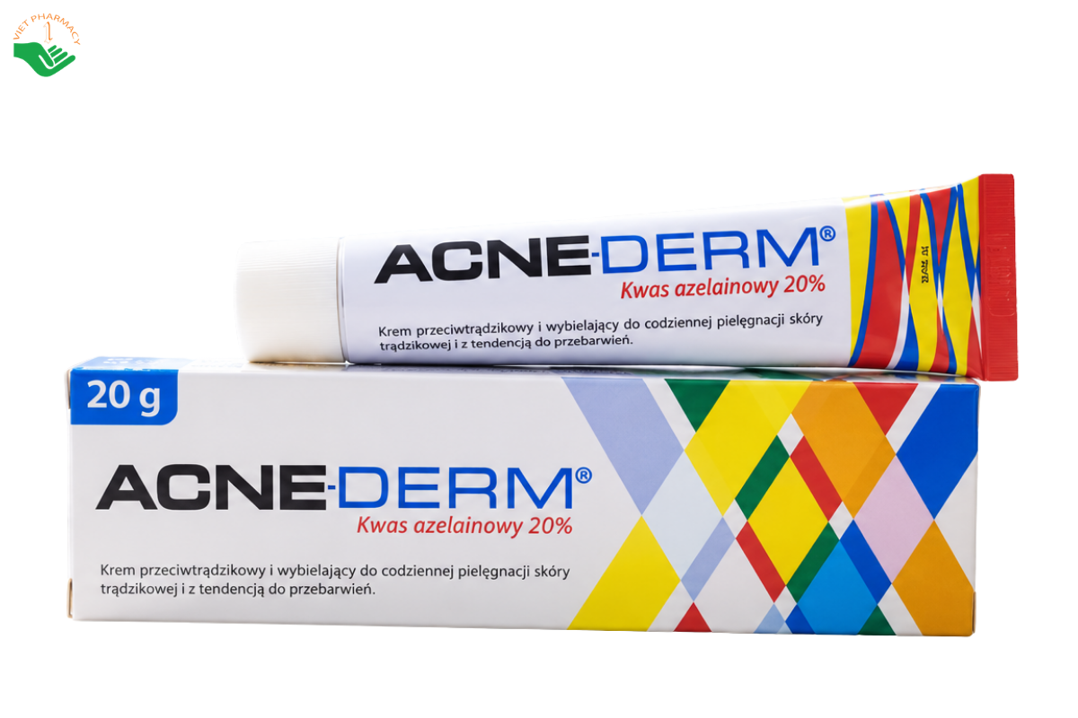 Kem bôi da Acne-Derm Bielenda giúp trị mụn, mờ thâm (Tuýp 20g)