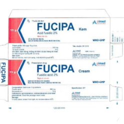 Kem bôi da Fucipa Cream Apimed điều trị nhiễm khuẩn ngoài da (Hộp 15g)