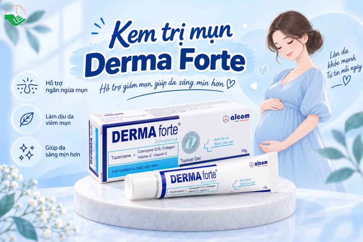 Kem trị mụn Derma Forte (Tuýp 15g)