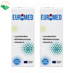 Men vi sinh EuroMed GLOBAL PHARMA bổ sung lợi khuẩn, hỗ trợ cân bằng hệ vi sinh đường ruột (Chai 10ml)