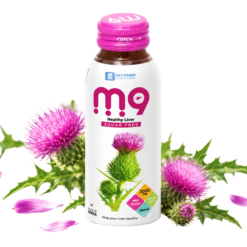 Nước uống bảo vệ gan M9 Met Foods hỗ trợ bảo vệ gan, giúp gan khỏe mạnh (Hộp 10 chai x 100ml)
