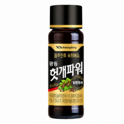 Nước uống giải rượu Hutkae Power Kwangdong hỗ trợ giảm khó chịu sau khi uống rượu bia, bảo vệ gan (Hộp 10 chai x 100ml)