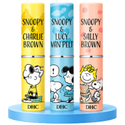 Set son dưỡng Lip Cream Snoopy DHC dưỡng ẩm, giúp môi mềm mại (Hộp 3 thỏi x 1,5g)