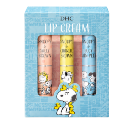 Set son dưỡng Lip Cream Snoopy DHC dưỡng ẩm, giúp môi mềm mại (Hộp 3 thỏi x 1,5g)