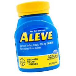 Thuốc Aleve 220mg Bayer giảm đau và kháng viêm (Hộp 320 viên)
