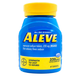 Thuốc Aleve 220mg Bayer giảm đau và kháng viêm (Hộp 320 viên)