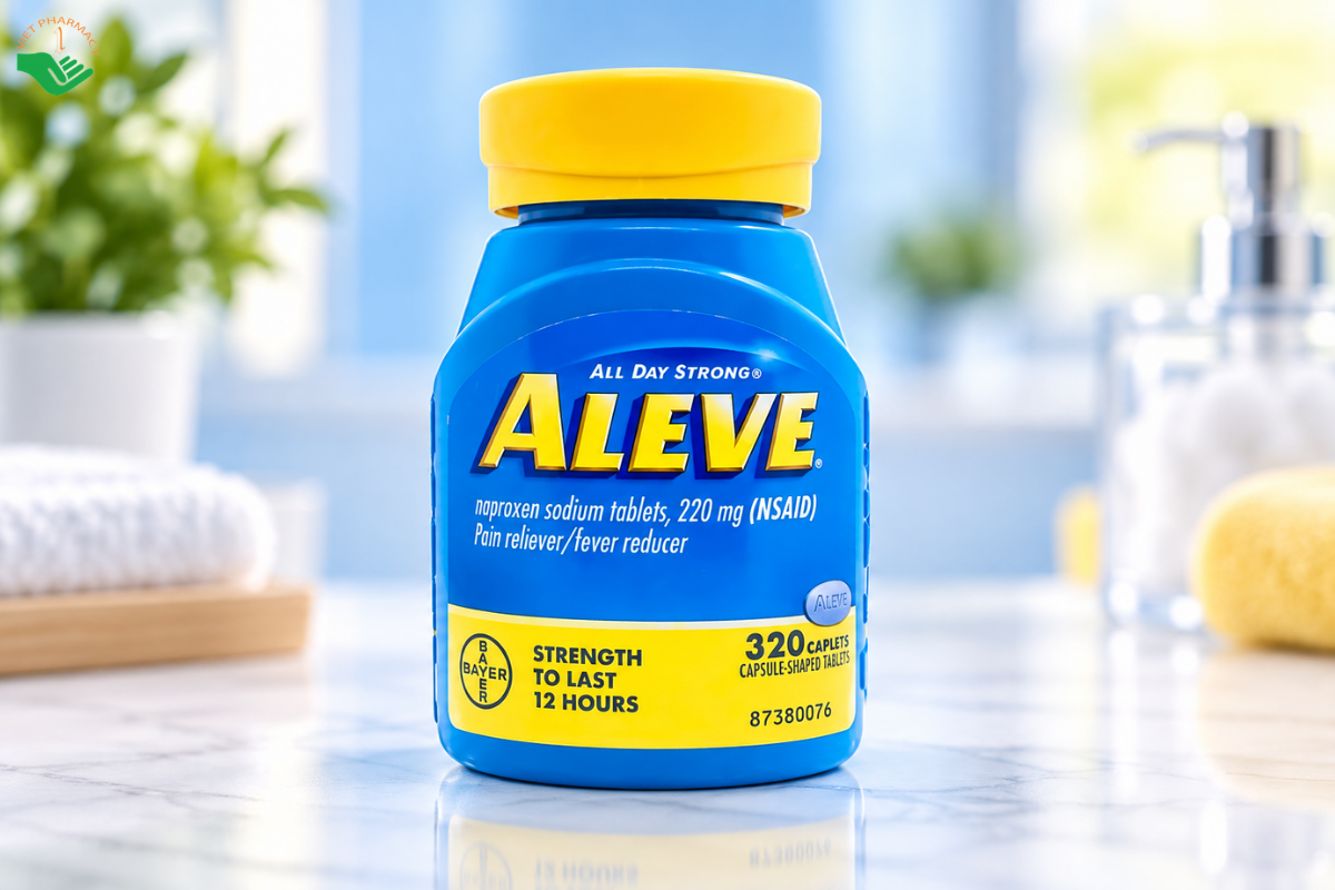 Thuốc Aleve 220mg Bayer giảm đau và kháng viêm (Hộp 320 viên)