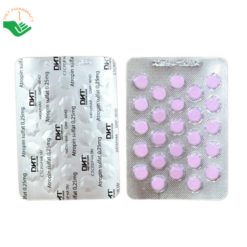 Thuốc Atropin Sulfat 0,25mg Hataphar giảm co thắt cơ trơn tiêu hóa và tiết niệu (Hộp 10 vỉ x 25 viên)