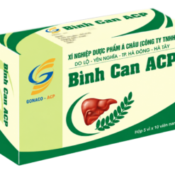 Thuốc Bình Can ACP Medisun hỗ trợ điều trị viêm gan (Hộp 5 vỉ x 10 viên)