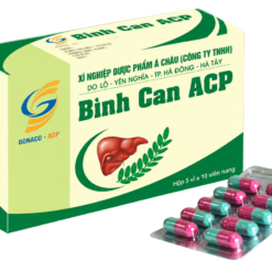 Thuốc Bình Can ACP Medisun hỗ trợ điều trị viêm gan (Hộp 5 vỉ x 10 viên)