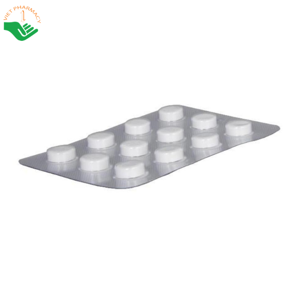 Thuốc Clomiphene citrate 50mg Anpharm Hellas điều trị vô kinh, không rụng trứng (Hộp 2 vỉ x 12 viên)
