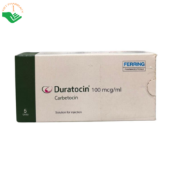 Thuốc Duratocin 100mcg/ml Ferring Pharmaceuticals phòng ngừa băng huyết sau sinh do giảm trương lực tử cung (Hộp 5 ống)