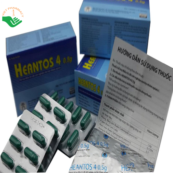 Thuốc Heantos 4 Dược phẩm Hà Thành hỗ trợ cắt cơn nghiện opiat (Hộp 7 vỉ x 10 viên)