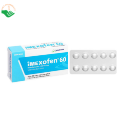 Thuốc Imexofen 60 Imexpharm điều trị viêm mũi dị ứng và mày đay mạn tính vô căn (Hộp 3 vỉ x 10 viên)