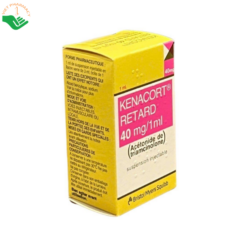 Thuốc Kenacort Retard 40mg/1ml Bristol-Myers Squibb điều trị viêm, dị ứng và một số bệnh lý thấp khớp (Hộp 1 ống 2ml)