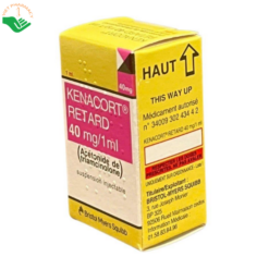 Thuốc Kenacort Retard 40mg/1ml Bristol-Myers Squibb điều trị viêm, dị ứng và một số bệnh lý thấp khớp (Hộp 1 ống 2ml)