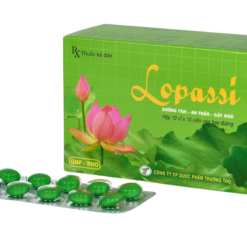 Thuốc Lopassi Trường Thọ Pharma giúp dưỡng tâm an thần (Hộp 10 vỉ x 10 viên)