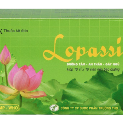 Thuốc Lopassi Trường Thọ Pharma giúp dưỡng tâm an thần (Hộp 10 vỉ x 10 viên)