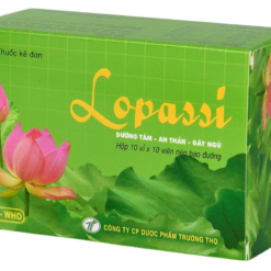 Thuốc Lopassi Trường Thọ Pharma giúp dưỡng tâm an thần (Hộp 10 vỉ x 10 viên)