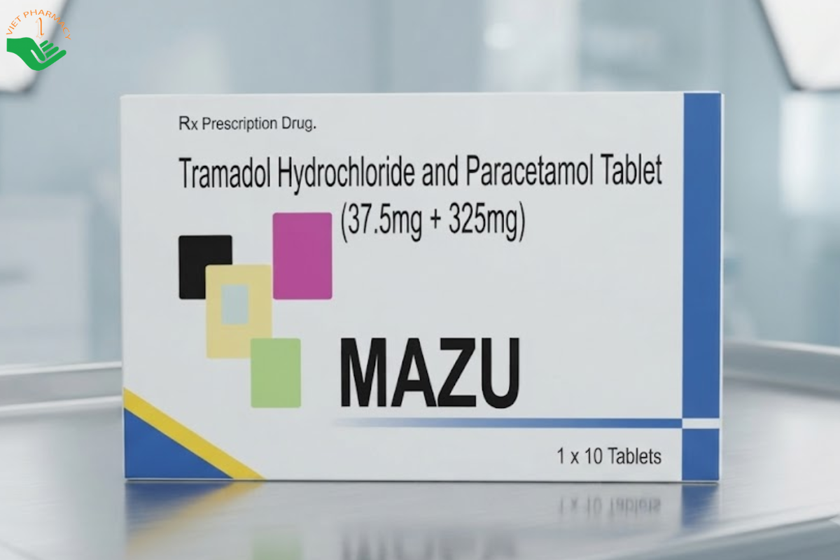 Thuốc Mazu Stallion Laboratories điều trị đau mức độ vừa đến nặng (Hộp 1 vỉ x 10 viên)