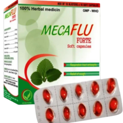 Thuốc Mecaflu Forte Nature Pharma điều trị cảm cúm và giảm ho (Hộp 10 vỉ x 10 viên)