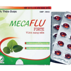 Thuốc Mecaflu Forte Nature Pharma điều trị cảm cúm và giảm ho (Hộp 10 vỉ x 10 viên)