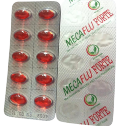 Thuốc Mecaflu Forte Nature Pharma điều trị cảm cúm và giảm ho (Hộp 10 vỉ x 10 viên)