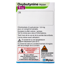 Thuốc Oxybutynine Mylan 5mg Mylan điều trị bàng quang hoạt động quá mức (Hộp 4 vỉ x 15 viên)