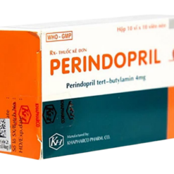 Thuốc Perindopril 4mg Khapharco điều trị tăng huyết áp và suy tim (Hộp 10 vỉ x 10 viên)