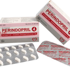 Thuốc Perindopril 4mg Khapharco điều trị tăng huyết áp và suy tim (Hộp 10 vỉ x 10 viên)