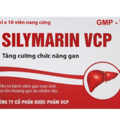 Thuốc Silymarin VCP 140mg Dược phẩm VCP hỗ trợ điều trị viêm gan (Hộp 10 vỉ x 10 viên)