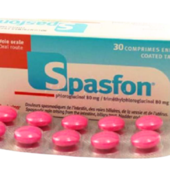Thuốc Spasfon Lab Macors giảm co thắt đường tiêu hóa và phụ khoa (Hộp 3 vỉ x 10 viên)