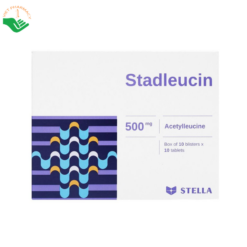Thuốc Stadleucin 500mg Stellapharm điều trị chóng mặt, mất thăng bằng (Hộp 10 vỉ x 10 viên)