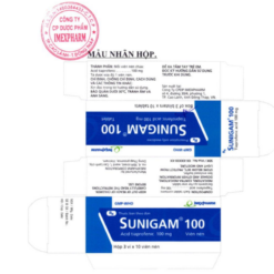 Thuốc Sunigam 100 Imexpharm điều trị viêm đau xương khớp (Hộp 3 vỉ x 10 viên)