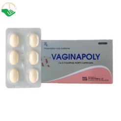 Thuốc Vaginapoly PHIL Inter Pharma điều trị nhiễm trùng âm đạo và cổ tử cung (Hộp 2 vỉ x 6 viên)