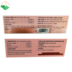 Thuốc Vaginapoly PHIL Inter Pharma điều trị nhiễm trùng âm đạo và cổ tử cung (Hộp 2 vỉ x 6 viên)