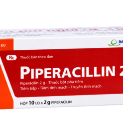 Thuốc bột pha tiêm Piperacillin 2g Imexpharm điều trị nhiễm khuẩn nặng (Hộp 10 lọ)