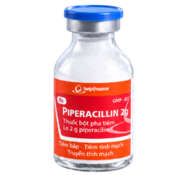 Thuốc bột pha tiêm Piperacillin 2g Imexpharm điều trị nhiễm khuẩn nặng (Hộp 10 lọ)