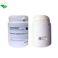Thuốc Kayexalate Sanofi điều trị tăng kali máu ở bệnh nhân suy thận (Hộp 454g)